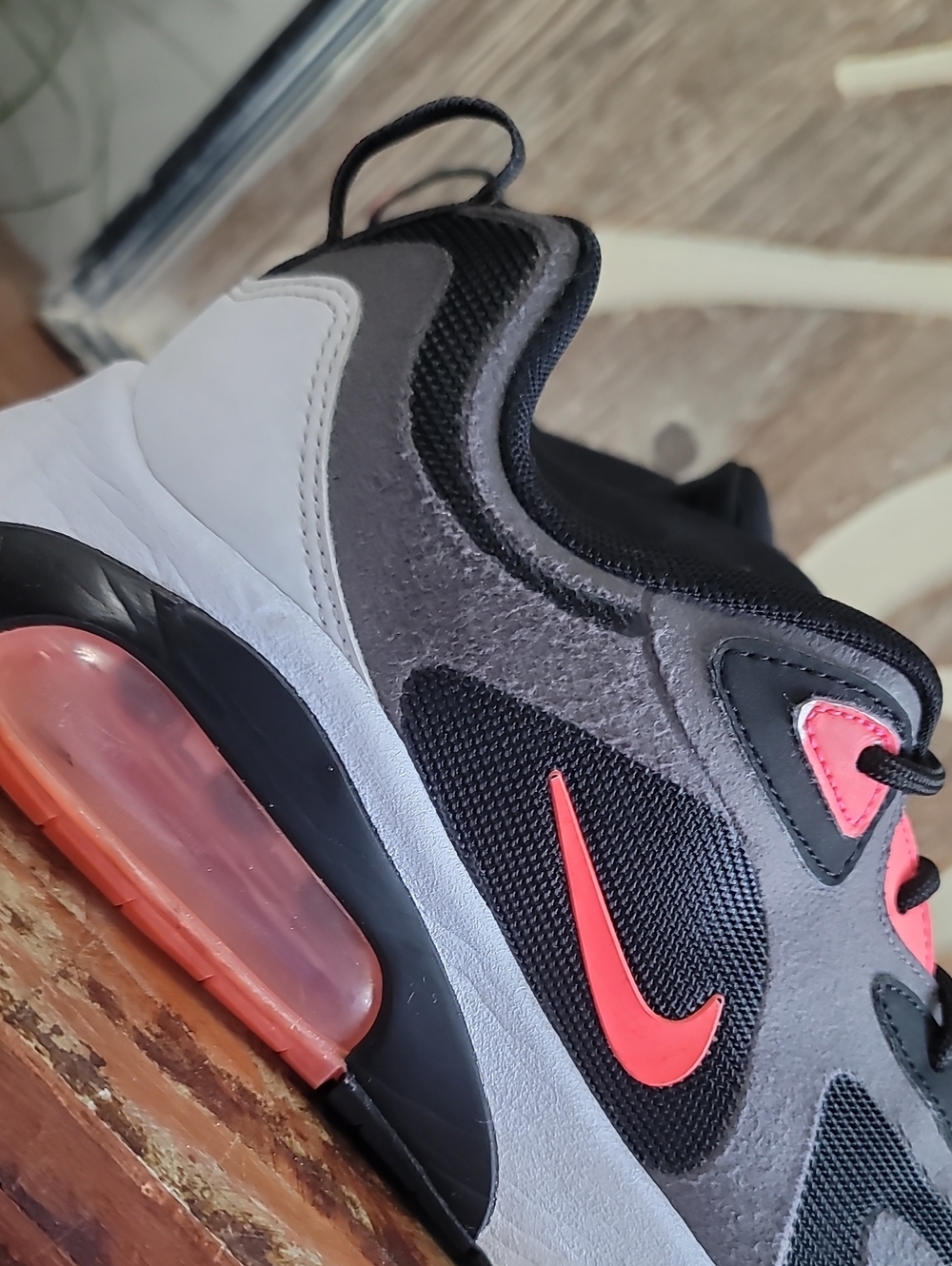 Nike Air Max 200 "Thunder Grey/Hot Punch" Wmns 9.5 Fast Shipping - Picture 13 of 13
